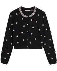 Alice + Olivia - Dollie Embellished Cardigan - Lyst