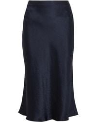 Vince - Hammered Satin Skirt - Lyst