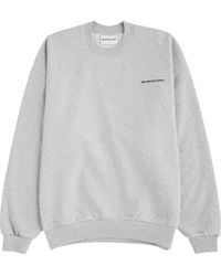 MKI Miyuki-Zoku - Uniform Logo-Print Cotton-Blend Sweatshirt - Lyst