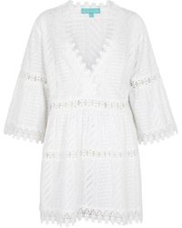 Melissa Odabash - Victoria Broderie-anglaise Kaftan, Kaftan, - Lyst