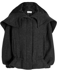 Dries Van Noten - Villa Hooded Quilted Wool Jacket - Lyst