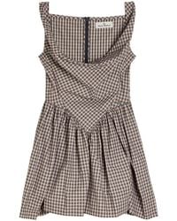 Vivienne Westwood - Mini Sunday Plaid Cotton Mini Dress - Lyst