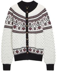 KHAITE - Marc Fair Isle Cashmere Cardigan - Lyst