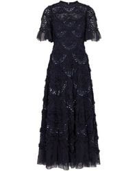 Needle & Thread - Carmen Sequin-embellished Tulle Gown - Lyst