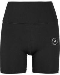 Stella McCartney - Adidas X Logo-Print Stretch-Jersey Running Shorts - Lyst