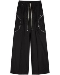 Rick Owens - Heizer Belas Wide-Leg Cotton Cargo Trousers - Lyst