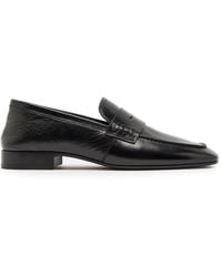 Dries Van Noten - Square-Toe Leather Loafers - Lyst