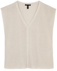 Eileen Fisher - Knitted Cotton Top - Lyst