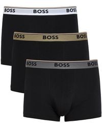 BOSS - Stretch-Cotton Boxer Trunks - Lyst