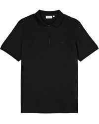 Calvin Klein - Logo Cotton Polo Shirt - Lyst