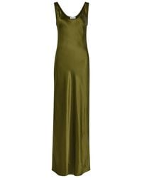 Reformation - Pamela Silk Maxi Slip Dress - Lyst