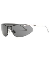 Bottega Veneta - Knot Rimless Shield Sunglasses - Lyst