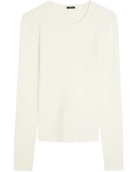 JOSEPH - Stretch-Silk Knit Top - Lyst