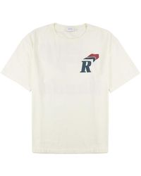 Rhude Off-white Logo-print Cotton T-shirt