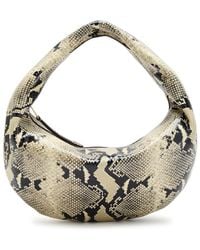 KHAITE - Olivia Medium Snake-Effect Leather Top Handle Bag - Lyst
