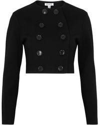 Alaïa - Double-Breasted Wool-Blend Cardigan - Lyst