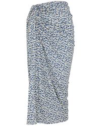 Isabel Marant - Jeldia Printed Stretch-Jersey Midi Skirt - Lyst
