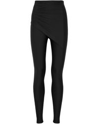 GAUGE81 - Zoe Gathered Stretch-jersey Trousers - Lyst