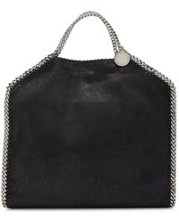 Stella McCartney - Falabella 3 Chain Faux Suede Tote Bag - Lyst
