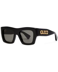 Gucci - Oversized Square-frame Sunglasses - Lyst