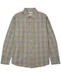 Nudie Jeans - Filip Checked Flannel Shirt - Lyst