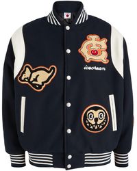 ICECREAM - Collegiate Padded Felt Varsity Jacket - Lyst