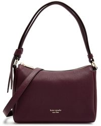 Kate Spade New York Square Leather Shoulder Bag - Pink Shoulder Bags,  Handbags - WKA290415