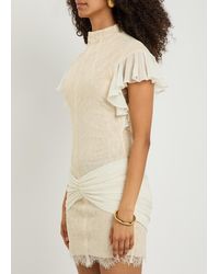 cleveland browns hoodie dress SILENTIUM MINI DRESS IN IVORY LACE – DE LA VALI OFFICIAL main image 0