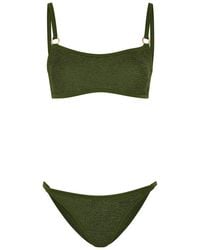 Hunza G - Iris-Hoop Crinkle Bikini - Lyst