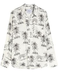 Rails - Charlie Printed Linen-Blend Shirt - Lyst