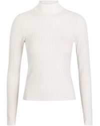 Alice + Olivia - Lanie Pointelle Knit Top - Lyst