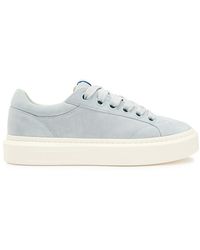 Cleens - Ace Panelled Leather And Suede Sneakers - Lyst