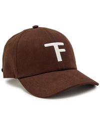 Tom Ford - Logo-Embroidered Canvas Cap - Lyst