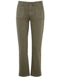 PAIGE - Mayslie Straight-Leg Tapered Jeans - Lyst