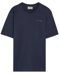 Forét - Embroidered Cotton T-Shirt - Lyst
