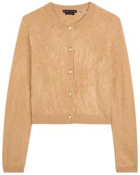 Alice + Olivia - Dollie Brushed Cashmere-Blend Cardigan - Lyst