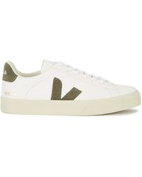Veja - Campo White Leather Sneakers, Sneakers, White, Grained Leather - Lyst