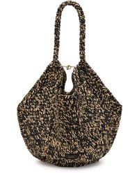KHAITE - Lotus Medium Raffia Tote Bag - Lyst