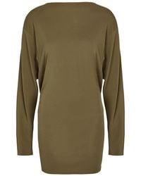 Jacquemus - La Robe Mistral Cowl-Back Woven Mini Dress - Lyst