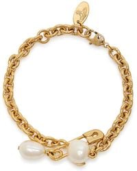 Vivienne Westwood - Claude Pearl-Embellished Bracelet - Lyst