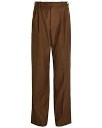 Ronny Kobo - Soprano Pleated Straight-Leg Woven Trousers - Lyst