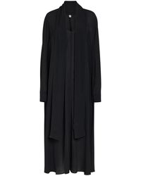 TOTEME - Scarf-Effect Chiffon Maxi Dress - Lyst