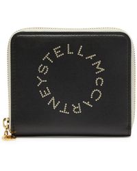 Stella McCartney - Stella Logo Mini Faux Leather Wallet - Lyst