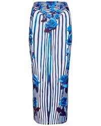 Jean Paul Gaultier - Flower Body Morphing Stretch-Jersey Midi Skirt - Lyst