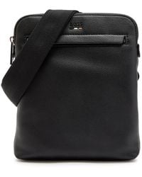 BOSS - Ray Grained Leather Cross-Body Bag - Lyst