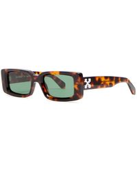 Off-White c/o Virgil Abloh - Arthur Rectangle-Frame Sunglasses - Lyst