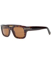 Tom Ford - Icon Rectangle-Frame Sunglasses - Lyst