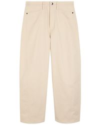 Maria McManus - Bow Crop Barrel-Leg Jeans - Lyst