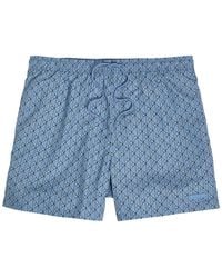 Calvin Klein - Logo-Appliquéd Printed Shell Swim Shorts - Lyst
