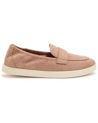 Tory Burch - Ballet Sport Embossed Nubuck Loafers - Lyst